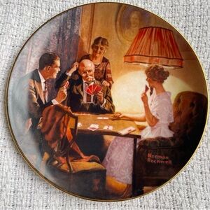 Vintage Norman Rockwell This Is The Room That Light Made Plate 19940L 84-R70-6.1